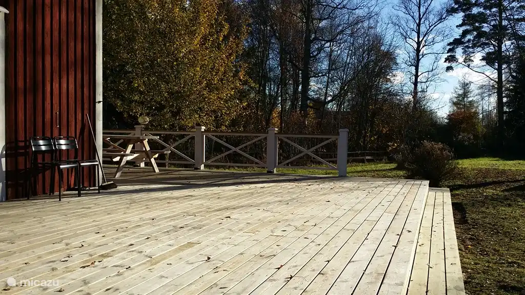 Spacious veranda, offers a lot of comfort