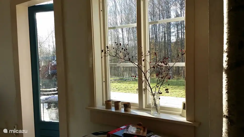 Access door from the kitchen to the veranda