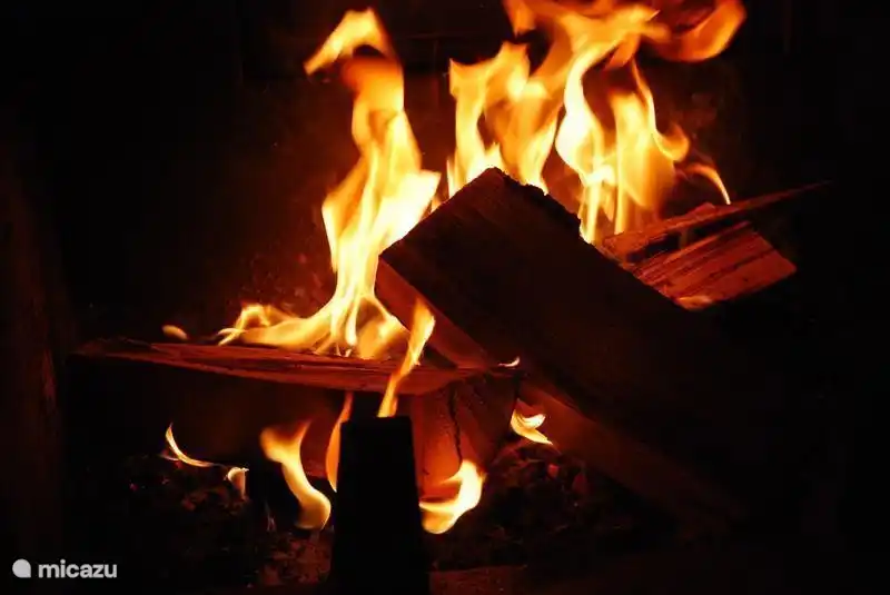 Atmospheric dream by the fire