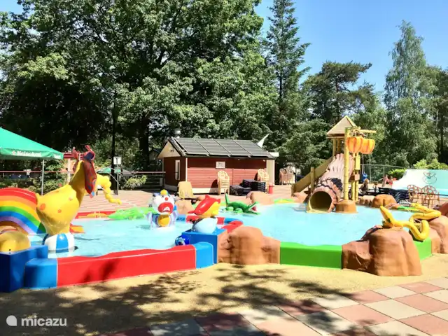 Sunny Chalet Beekbergen Veluwe huren in Nederland, Gelderland, Beekbergen - chalet Het gezelligste kinderzwembad van de Veluwe