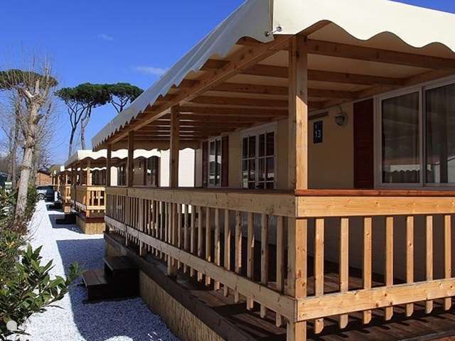 Vakantiehuis Italië, Toscane, Viareggio - stacaravan Stacaravans Camping bij zee Toscane