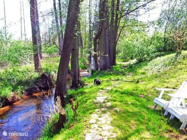Studio Budkov | République Tchèque, Sud de la Bohême, Vlachovo Brezí - maison de vacances Notre terre est bordée par un ruisseau, où il est merveilleusement calme de séjourner.