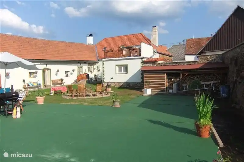 Pool terrace. Table tennis and pool table available, as well as comfortable seating.