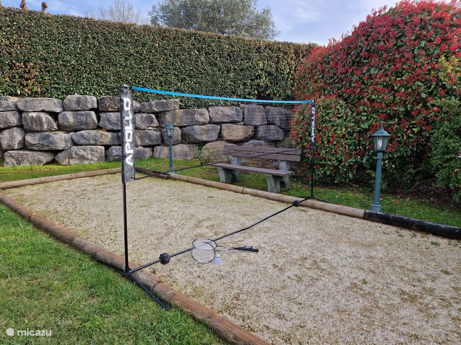 Une partie de badminton est aussi possible !