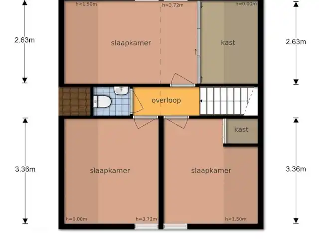 casa vacacional en Países Bajos, Güeldres, Winterswijk – Voortwisch Birdie piso superior
