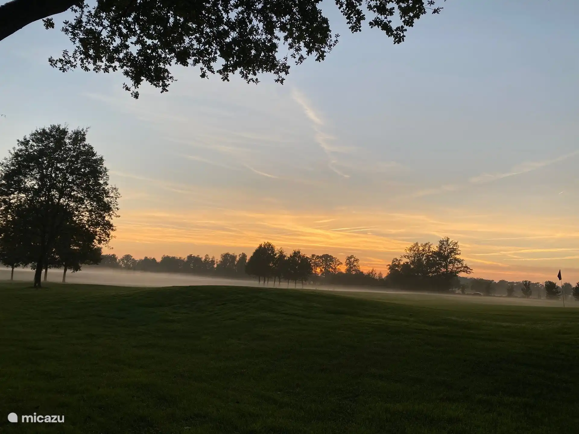 Sonnenuntergang vor Ort