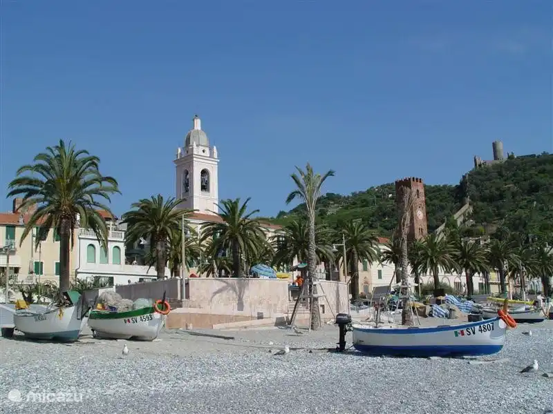 In 50 minute drive to the Mediterranean,  to Noli or Spotorno.