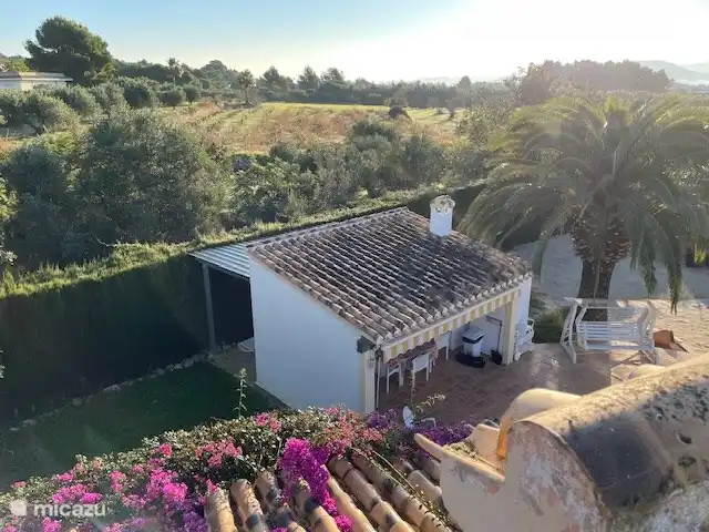 Vom Dach aus ein Eindruck der angrenzenden Grundstücke