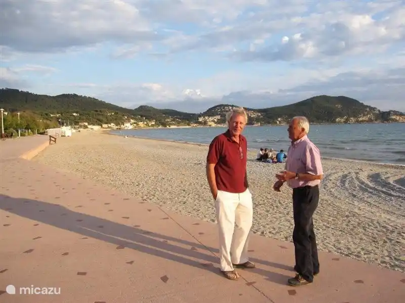 Auch der Boulevard von Les Lecques / Saint Cyr sur Mer.