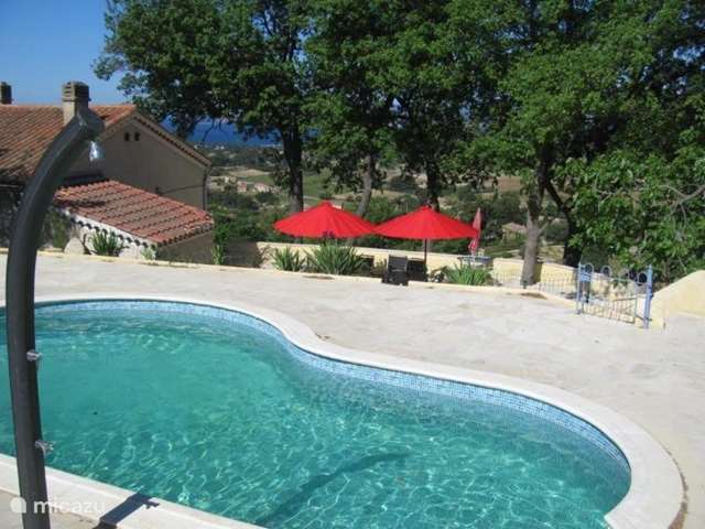 Holiday home in France, French Riviera, La Cadière-d'Azur - holiday house Sinnewille, privacy, sea view, swimming pool