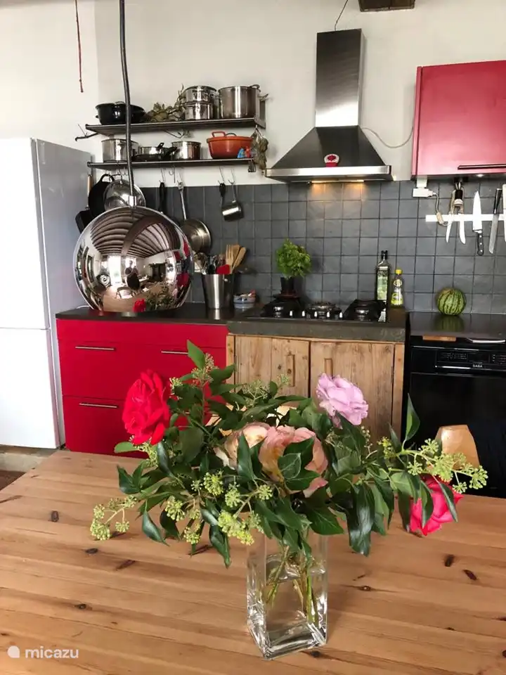 A hobby chef can make good use of this kitchen.