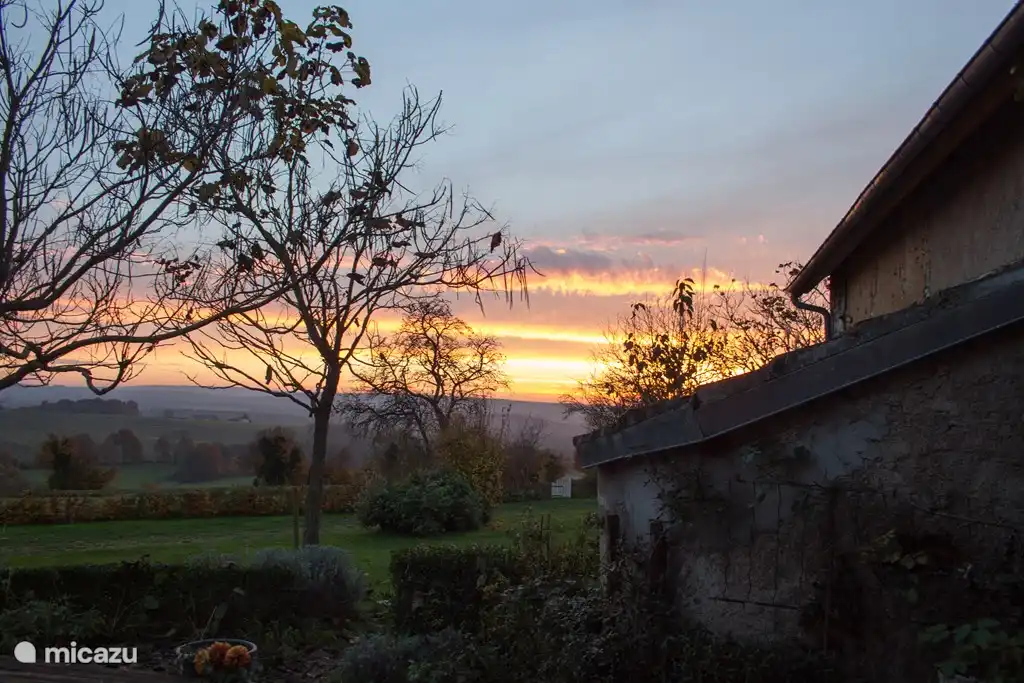 Sunset, enchantingly beautiful in all seasons.