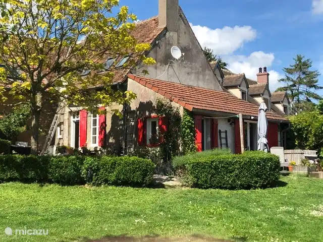 The front of the house.