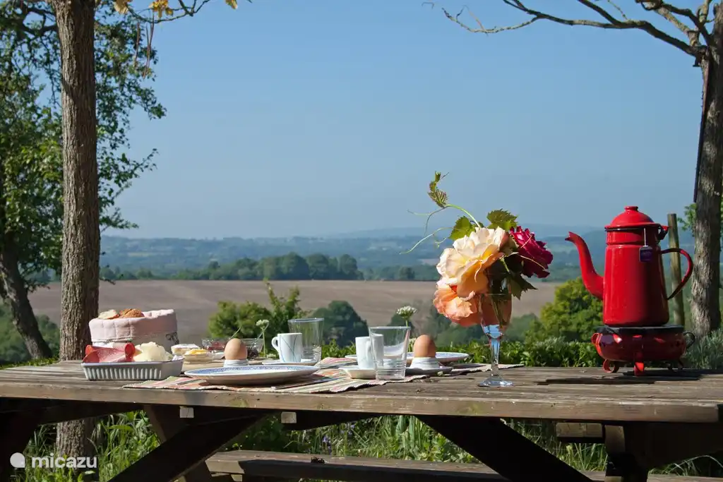 Enjoy the view during breakfast