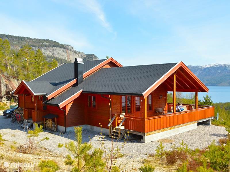 Casa vacacional Noruega, Telemark, Treungen Casa vacacional tiotei