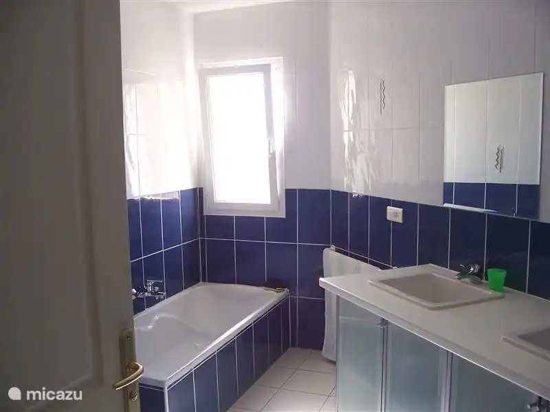 Nice bath and lovely shower and 2nd toilet.