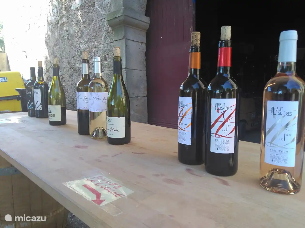 Wine tasting with the neighbor