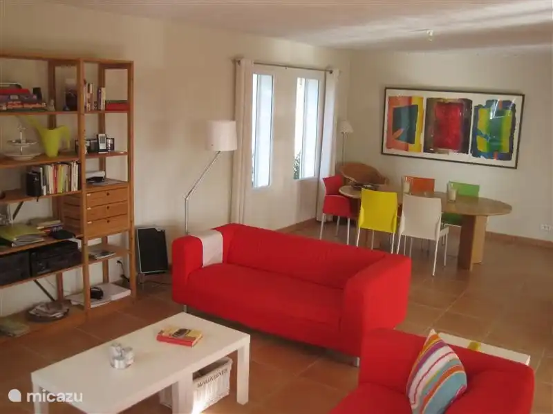 What a room with bright, cheerful colors!