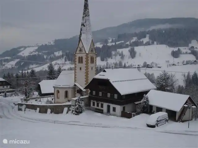 Alpentraum | Autriche, Carinthie, Kaning (Radenthein) - appartement Vue d'hiver.