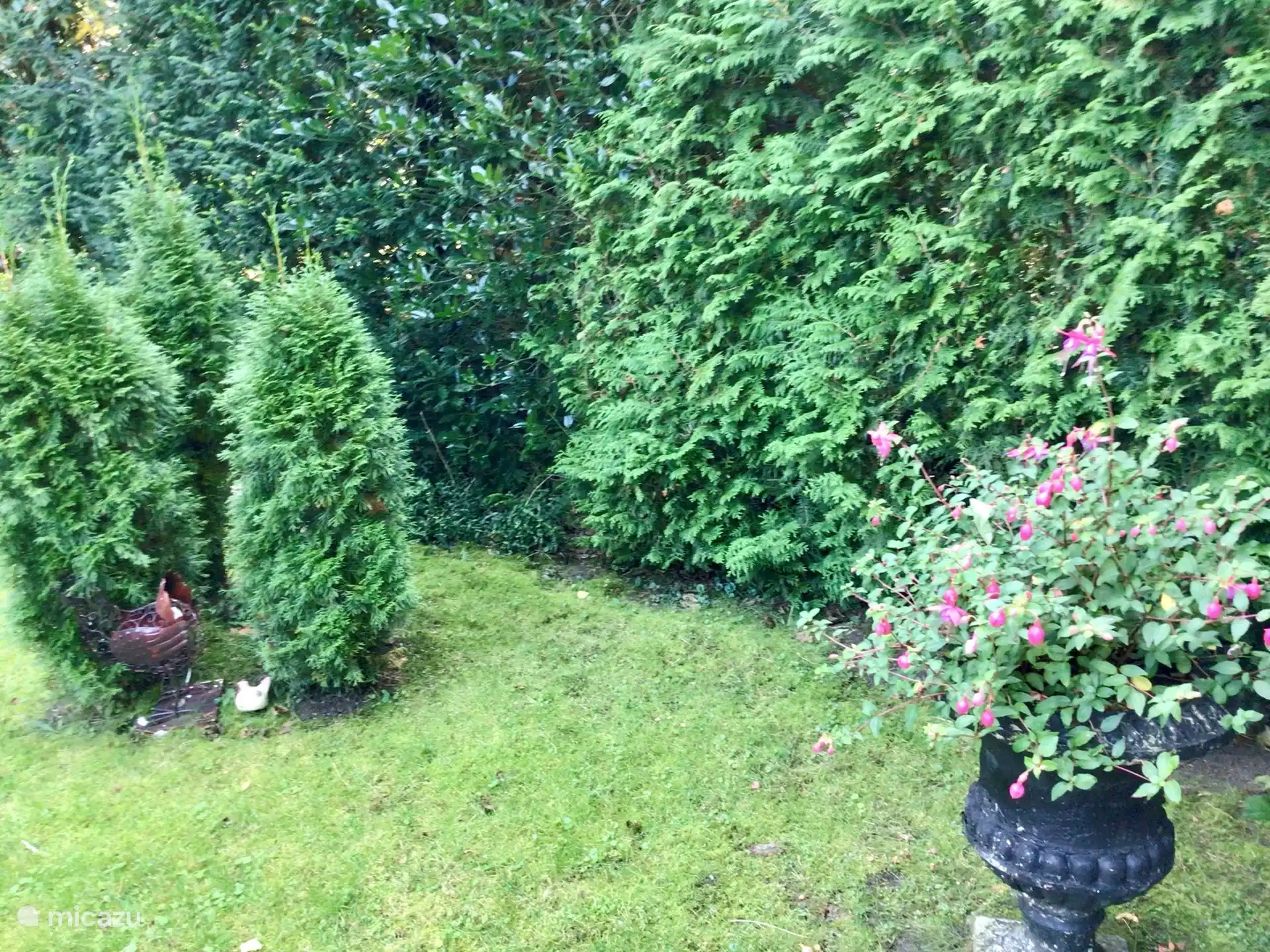 Der Garten mit Sonne oder Schatten