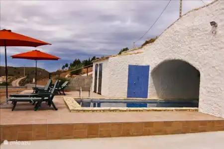 Vakantiehuis Spanje, Andalusië, Pulpite vakantiehuis Cueva Pura Vida 'Venta Quemada' Zwembad