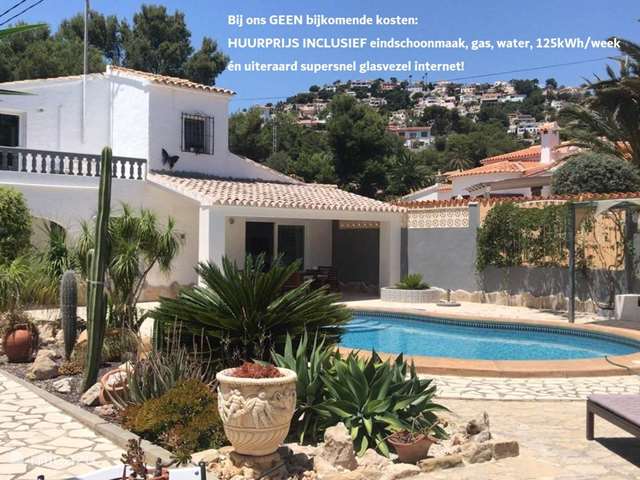 Holiday home in Spain – villa Casa Mariposa, Moraira, Airco & Wifi