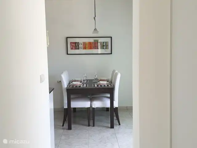 El viaje de la MARIPOSA, San Jaime huren in Spanje, Costa Blanca, Moraira - villa Eethoek gezien vanuit de entree