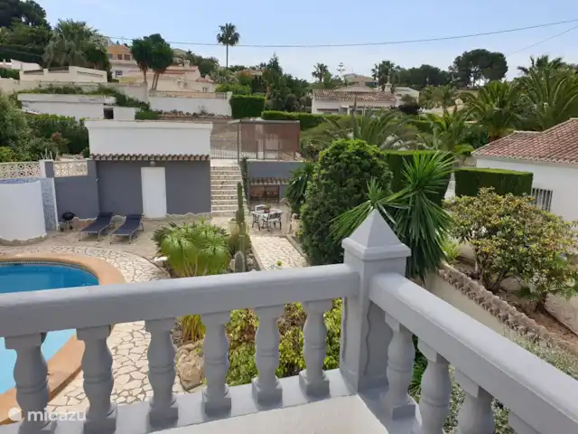 El viaje de la MARIPOSA, San Jaime huren in Spanje, Costa Blanca, Moraira - villa Zicht vanaf het balkon