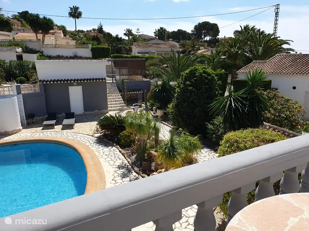 Vista sobre el jardín