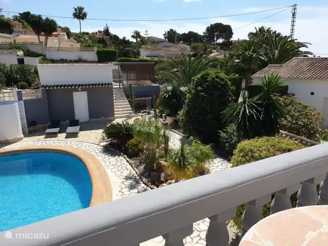 El viaje de la MARIPOSA, San Jaime huren in Spanje, Costa Blanca, Moraira - villa Uitzicht over de tuin