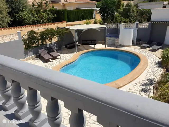 El viaje de la MARIPOSA, San Jaime huren in Spanje, Costa Blanca, Moraira - villa Uitzicht over de tuin