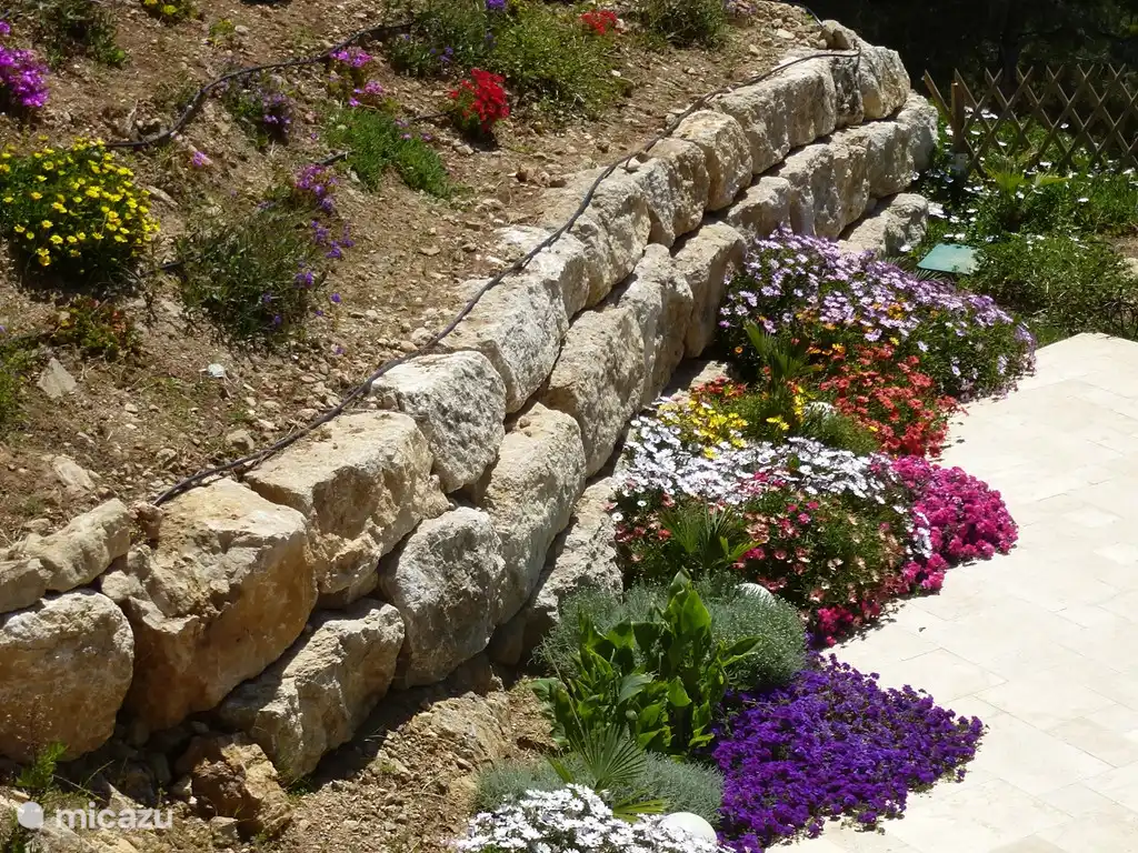 Die Grenze der großen Terrasse.