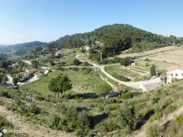 Spacieuse, très spacieuse villa Lou Paradou | France, Côte d'Azur, Bandol - villa Vue à 180 degrés depuis la terrasse. Gauche Est, droite Ouest.