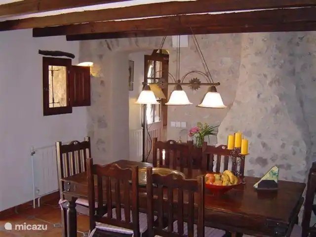 Finca Los Almendros | Espagne, Costa Blanca, Relleu - finca Notre salle à manger/cuisine cosy