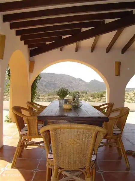 Der Blick aus dem Grill gesehen