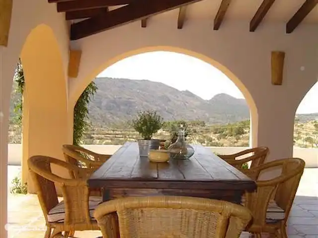 Finca Los Almendros | Espagne, Costa Blanca, Relleu - finca La vue vue du BBQ