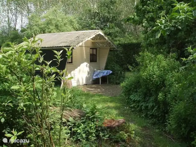 bungalow huren in Nederland, Gelderland, Hummelo – Hessenhuisje Het tuinhuisje met een gezellig terrasje