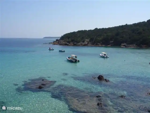 Wandelen, Frankrijk, Corsica, Porto-Vecchio, vakantiehuis La Tortue Prachtig helder water