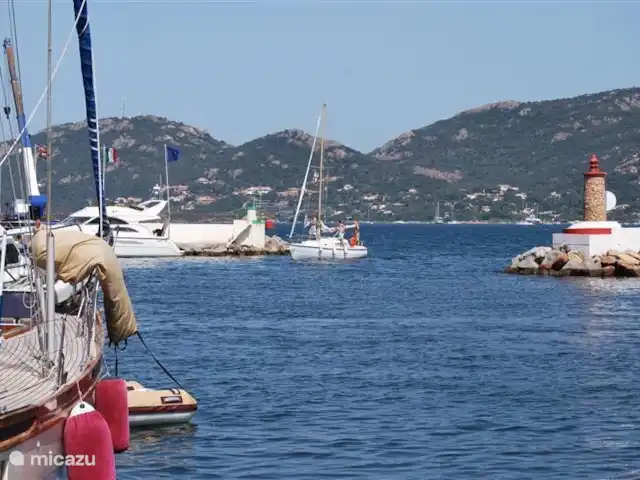 Wandelen, Frankrijk, Corsica, Porto-Vecchio, vakantiehuis La Tortue De haven van Porto-Vecchio.