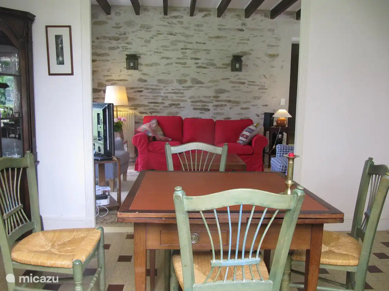see-through dining room