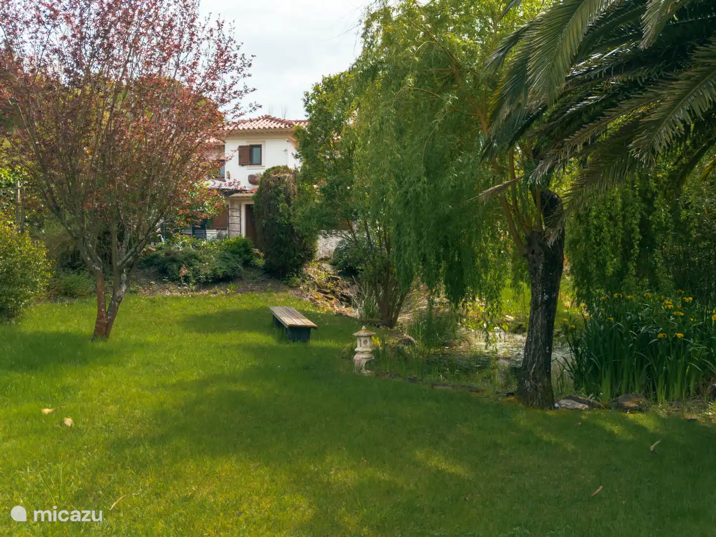 Jardín alrededor de Casa Antiga