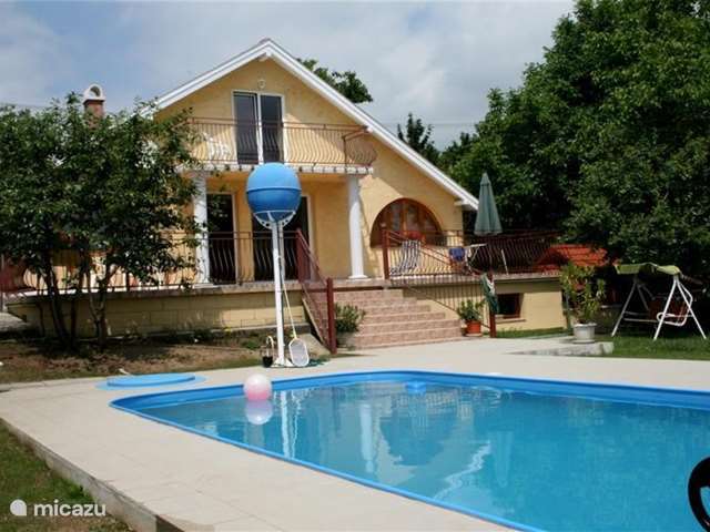 Holiday home in Hungary, Lake Velence, Sukoró - bungalow Solar house with swimming pool