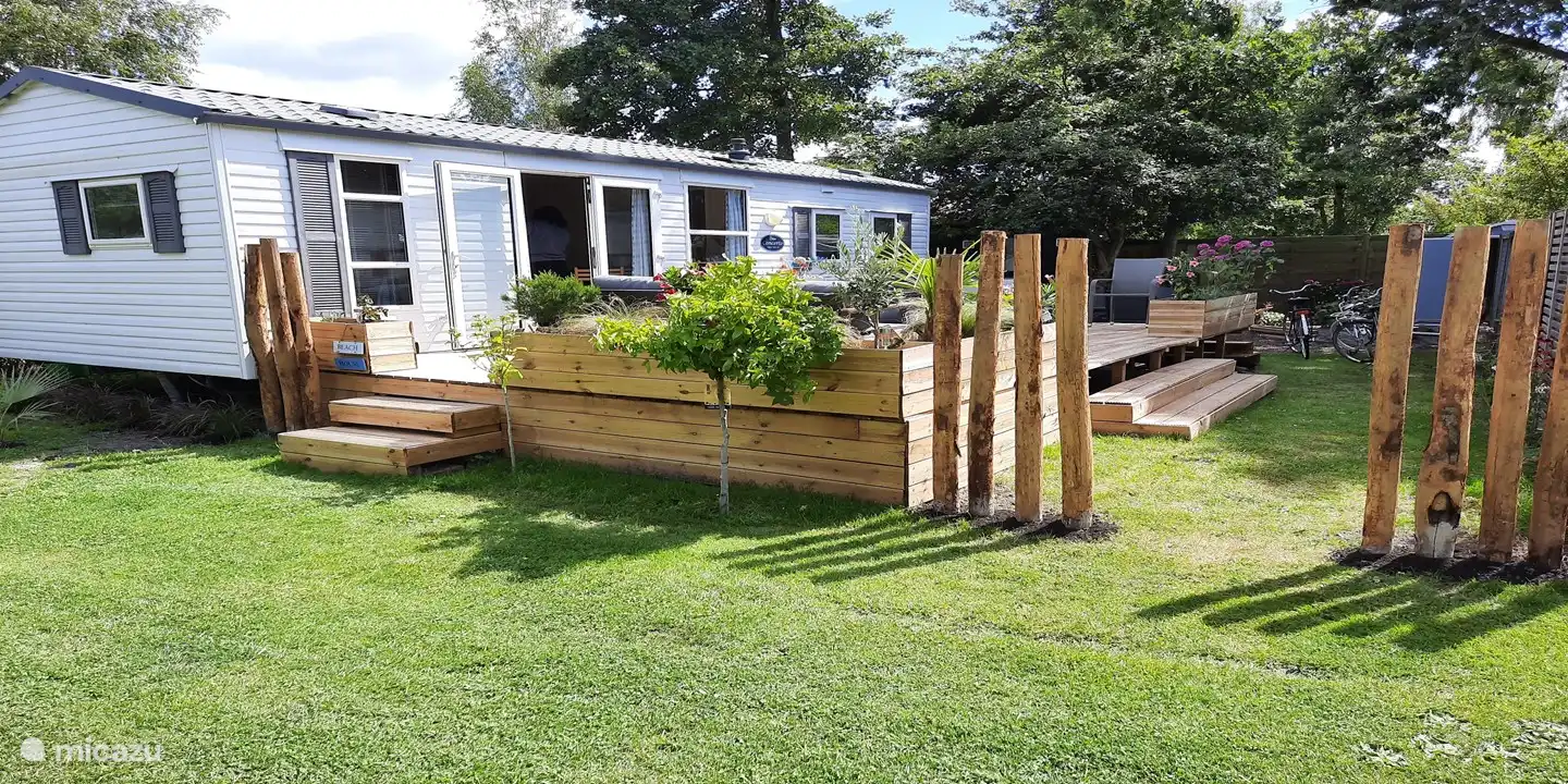 chalet, Stellendam, Südholland, Niederlande - Chalet Sunrise Gartenstrand