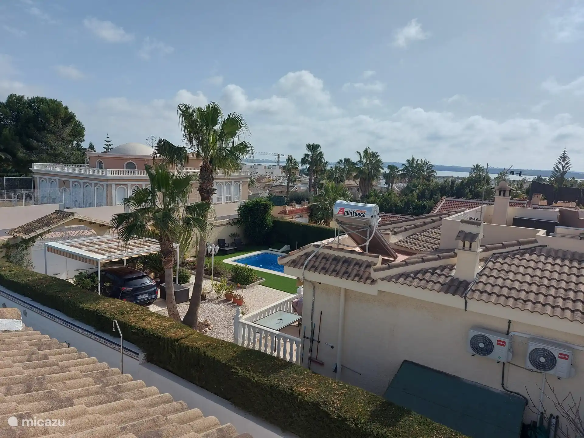 Uitzicht vanaf dakterras