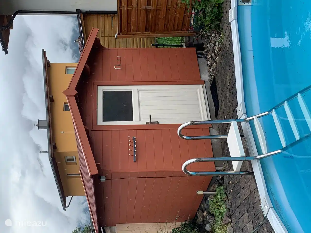 Unser renovierter Gartenschuppen mit Sauna