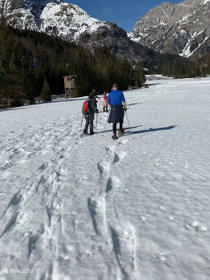 Schneewanderung unter Anleitung eines Tourismusbüros