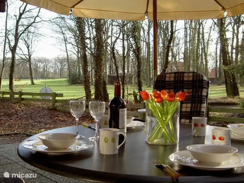 Von der Terrasse aus haben Sie einen herrlichen Blick über die malerische Landschaft von der Grenze und den Golfplatz von Winterswijk