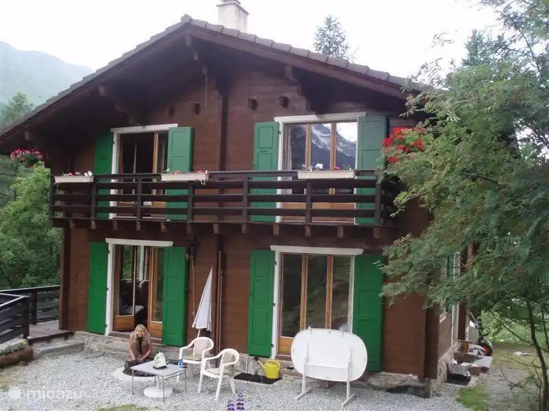 The south side of the chalet.