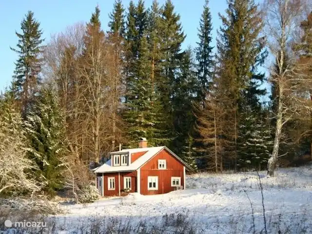 Rosenlund | Suède, Örebro, Gusselby - maison de vacances La maison à l’orée de la forêt en hiver