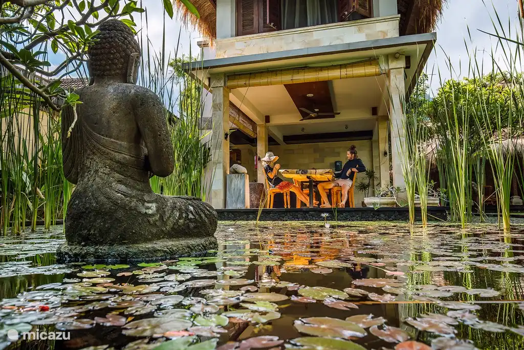 Terrace of the main house villa Semadhi